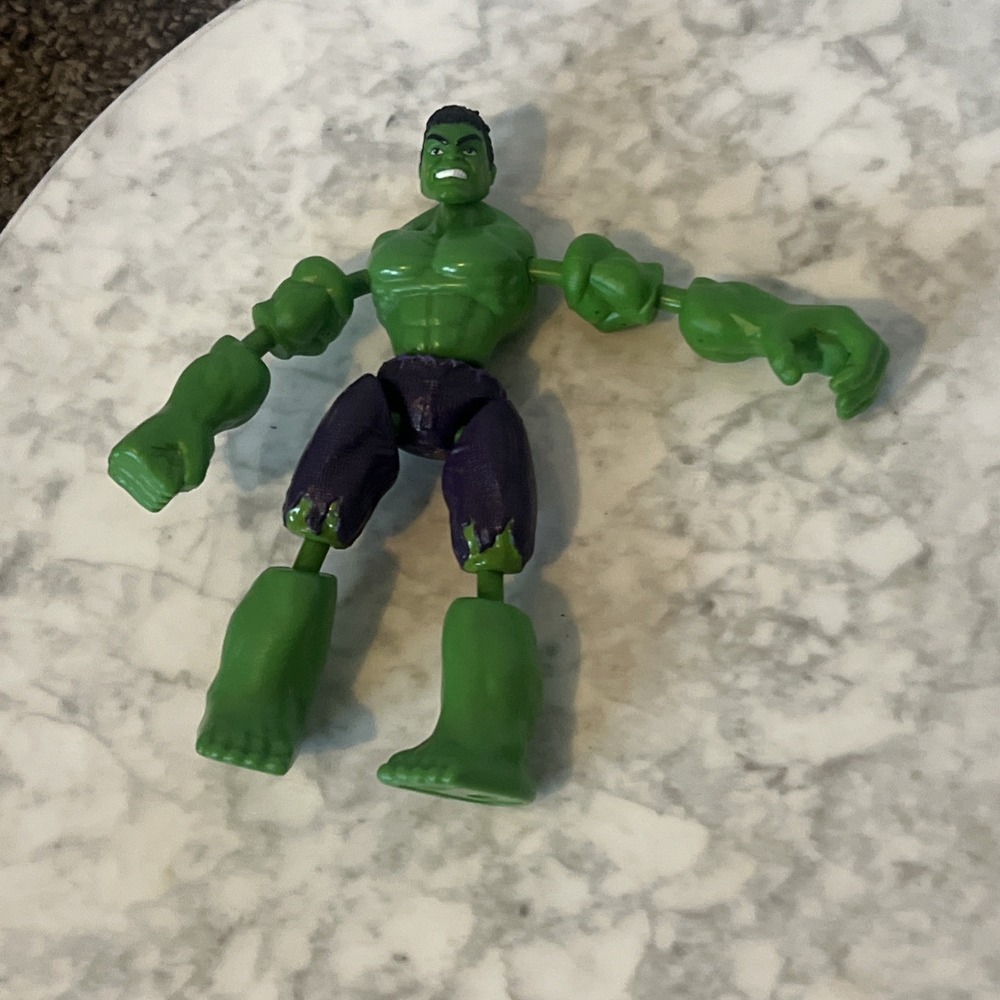 Bend & Flex Hulk 6" Tall Action Figure-Hasbro Spidey and His Amazing Friends